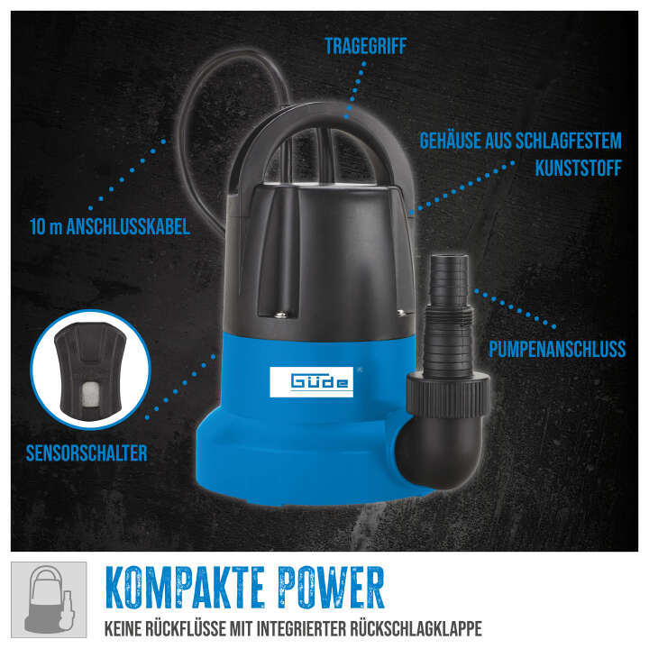 Güde Flachsaugerpumpe GFS 401 S